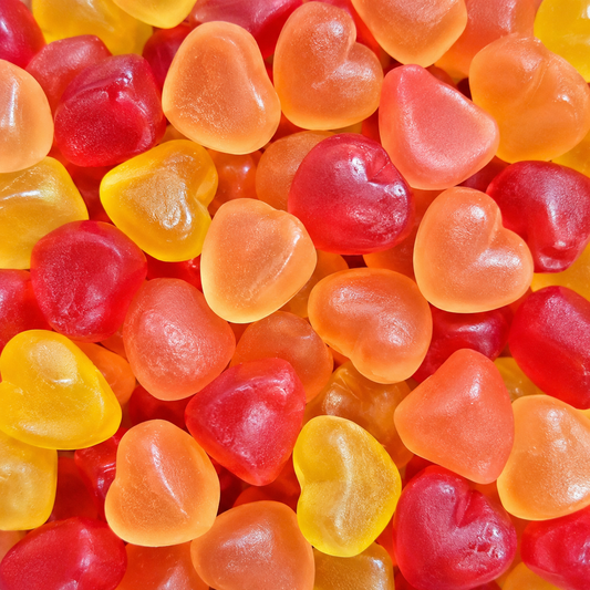 Peach Hearts Gummies