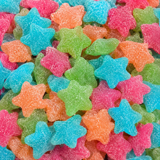 Sour Neon Starfish Gummies