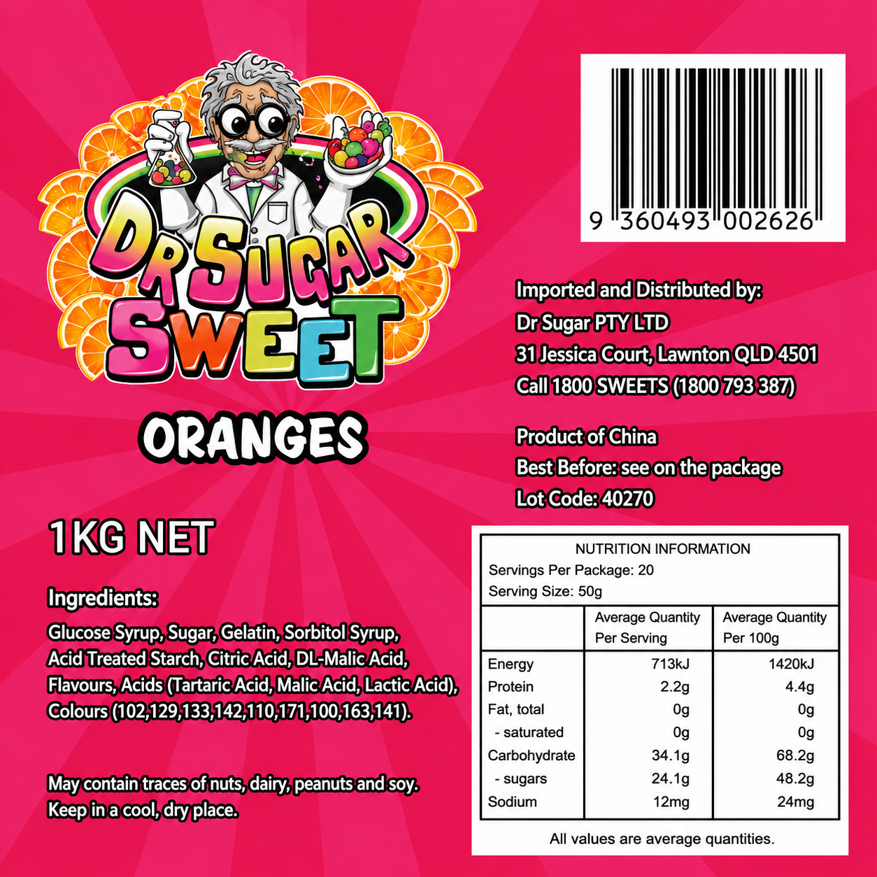 Oranges Gummies