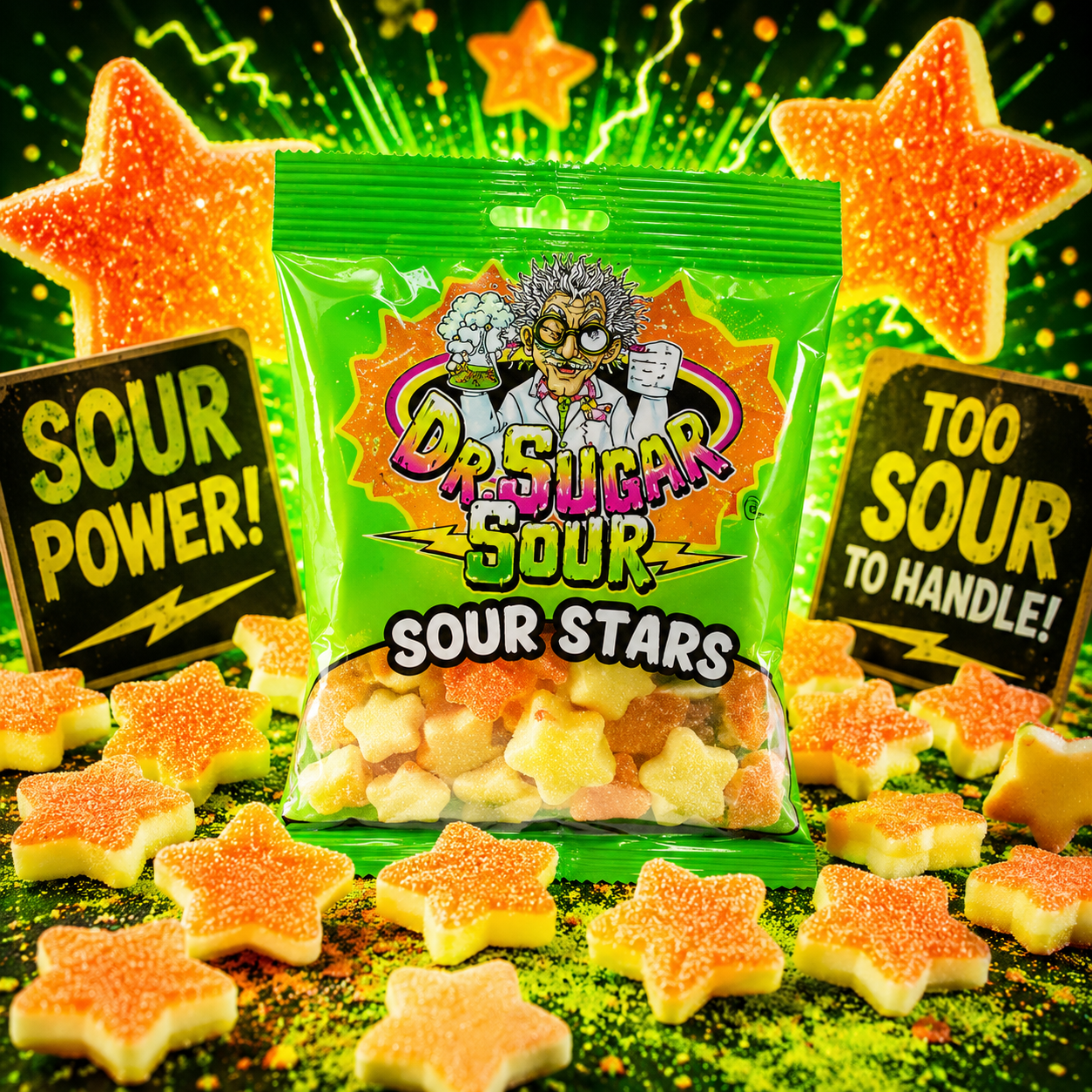 Sour Stars Gummies