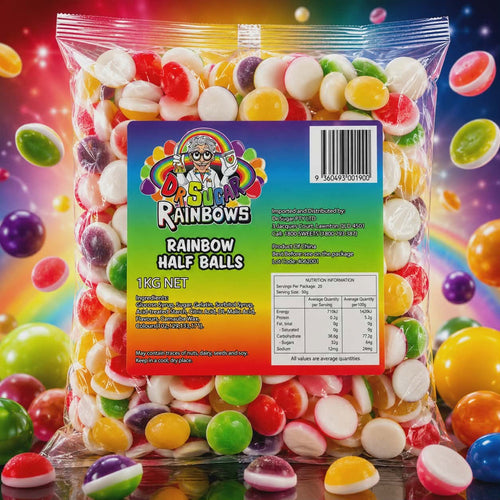 Rainbow Half Balls Gummies