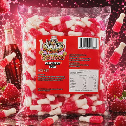 Raspberry Soda Gummies