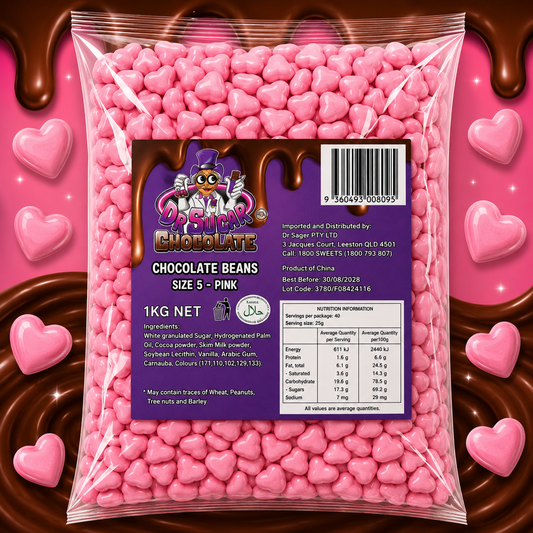 Pink Chocolate Hearts