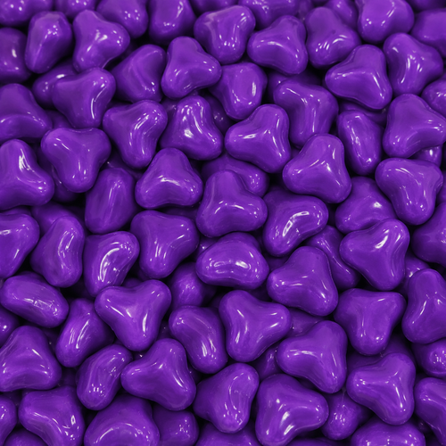 Purple Chocolate Hearts