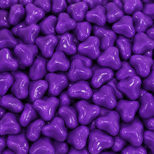 Purple Chocolate Hearts