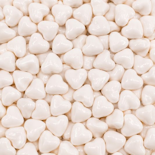 White Chocolate Hearts