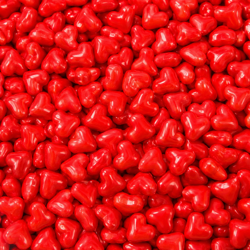 Red Chocolate Hearts