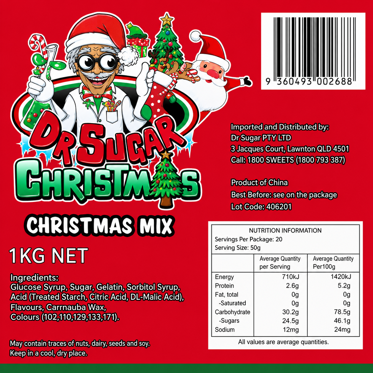 Christmas Mix Gummies