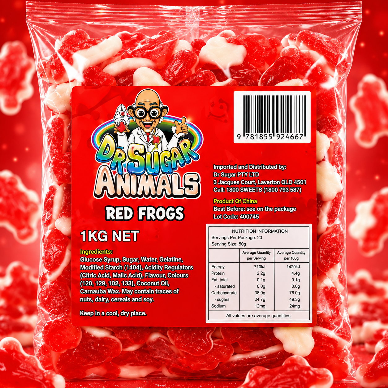 Red Frogs Gummies