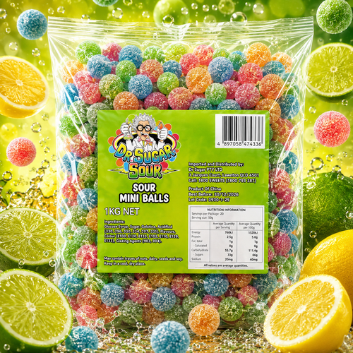 Sour Mini Balls Gummies