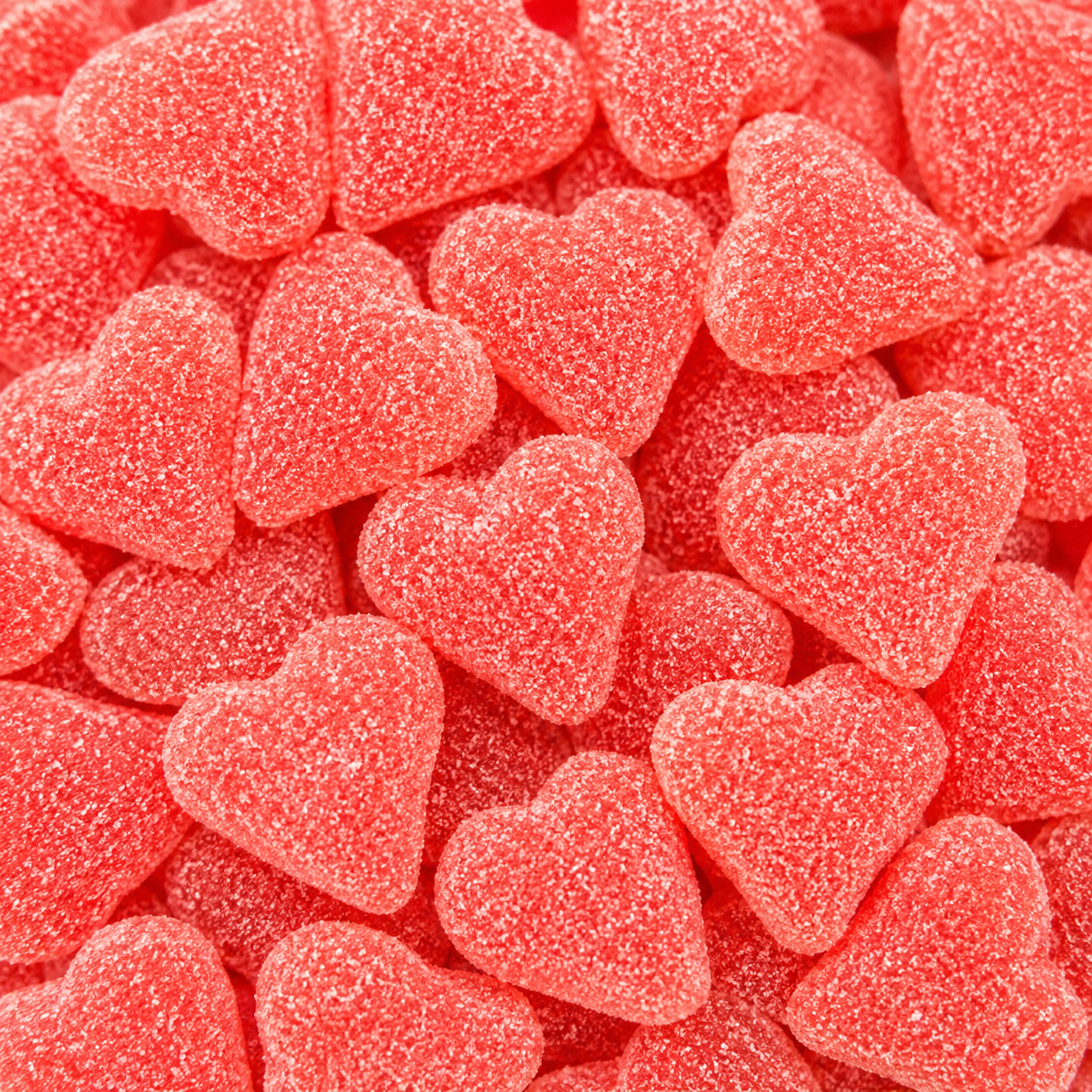 Sour Peach Hearts Gummies