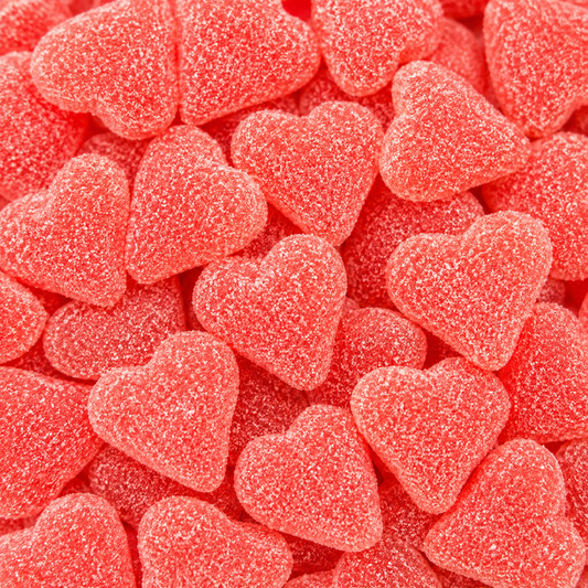 Sour Peach Hearts Gummies
