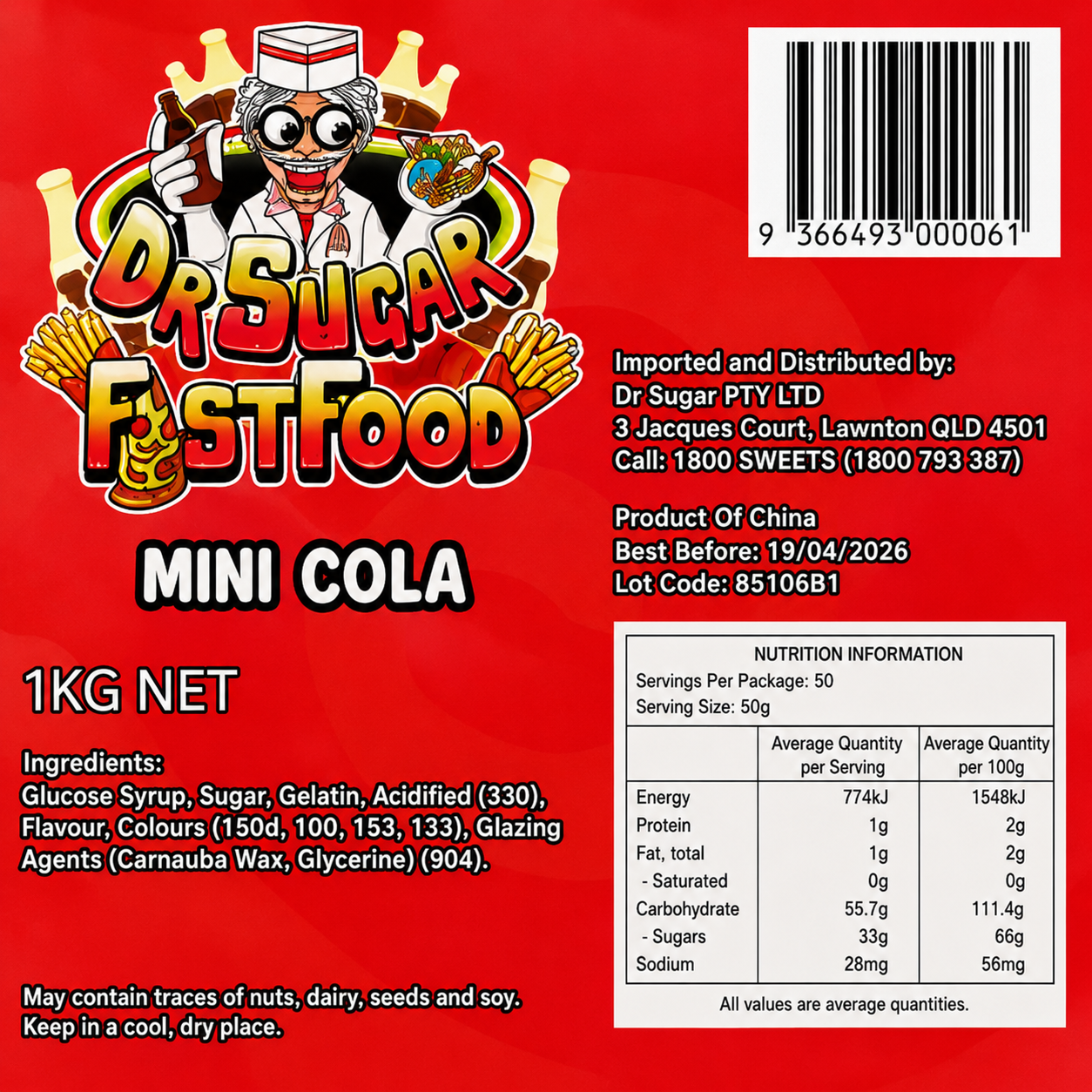 Mini Cola Gummies