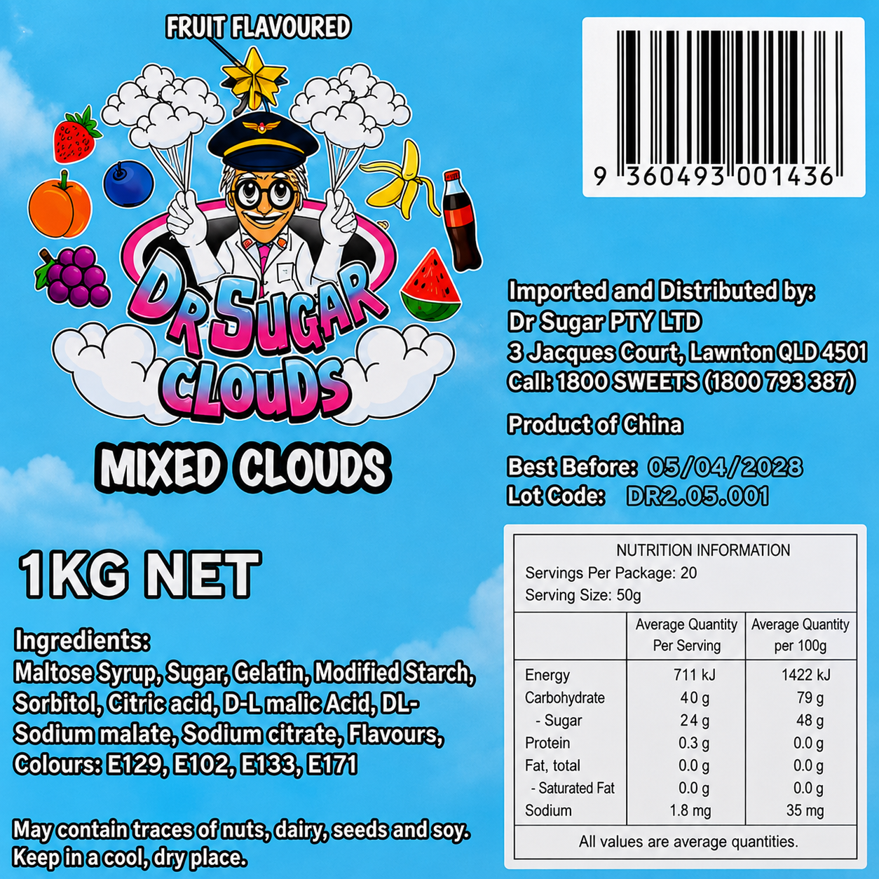 Mixed Clouds Gummies
