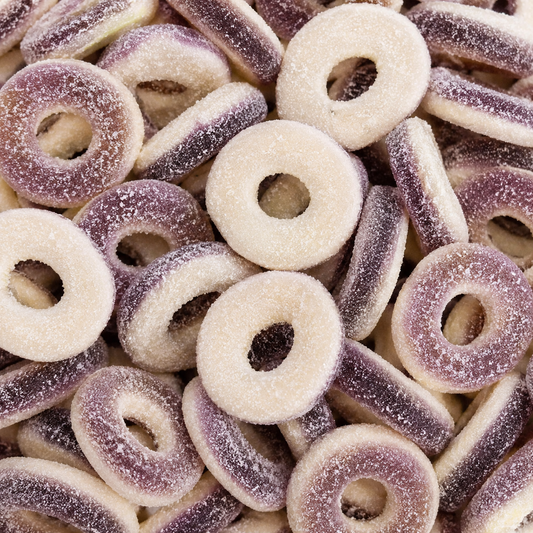 Sour Grape Rings Gummies