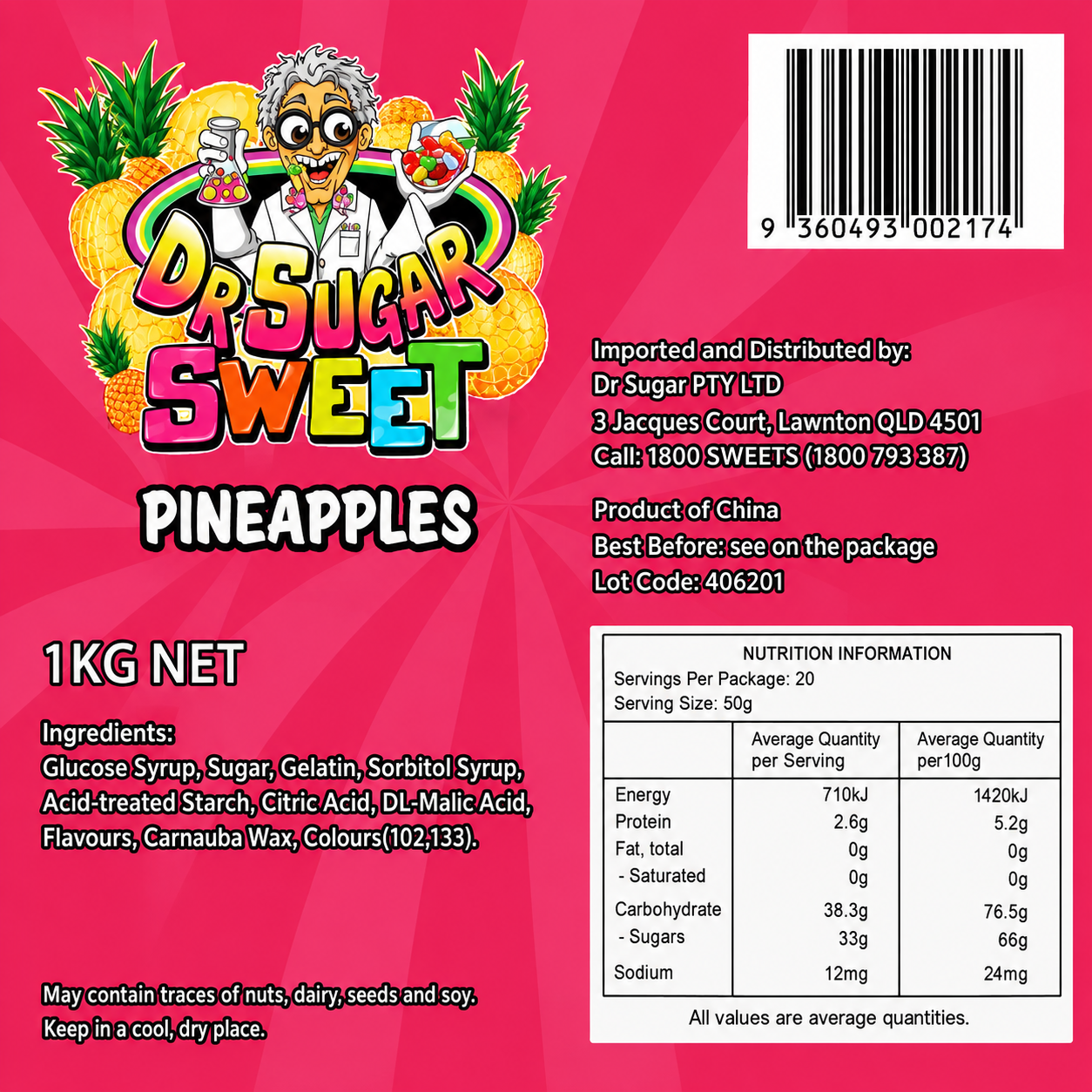 Pineapples Gummies