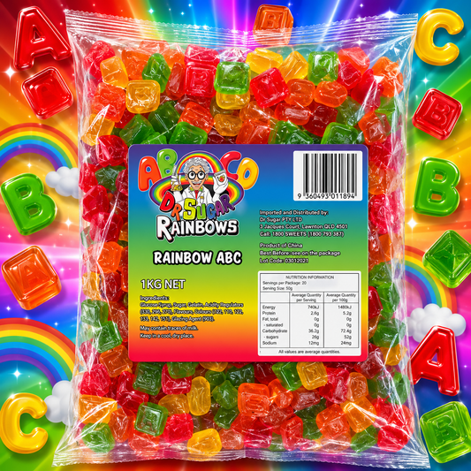 Rainbow ABC Gummies