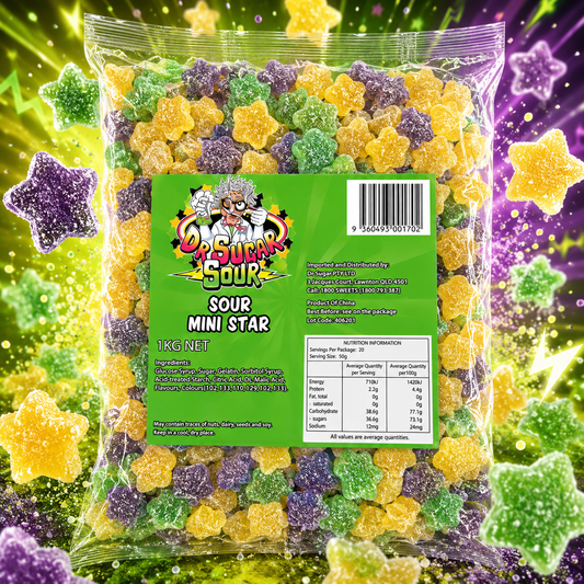 Sour Mini Stars Gummies