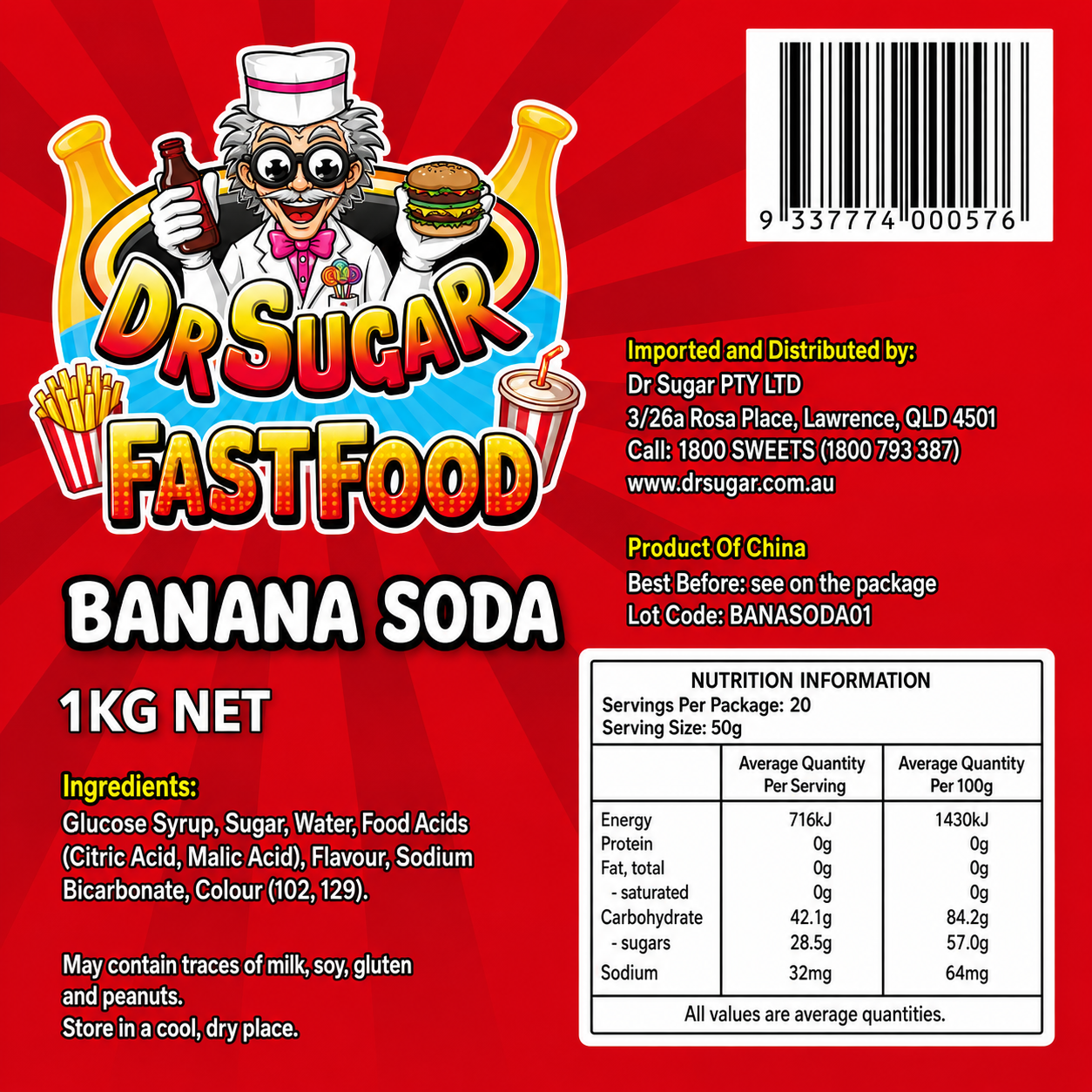 Banana Soda Gummies
