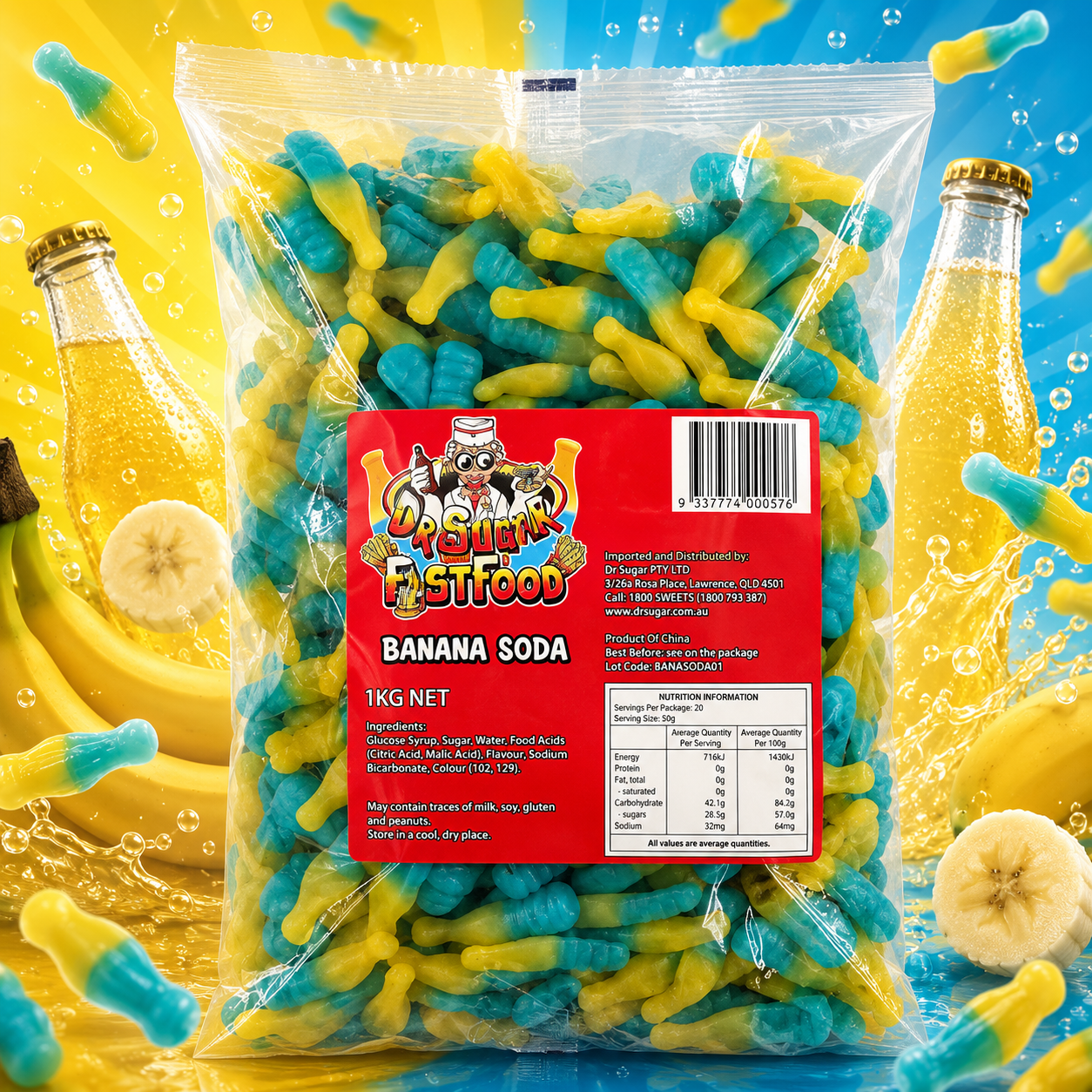 Banana Soda Gummies