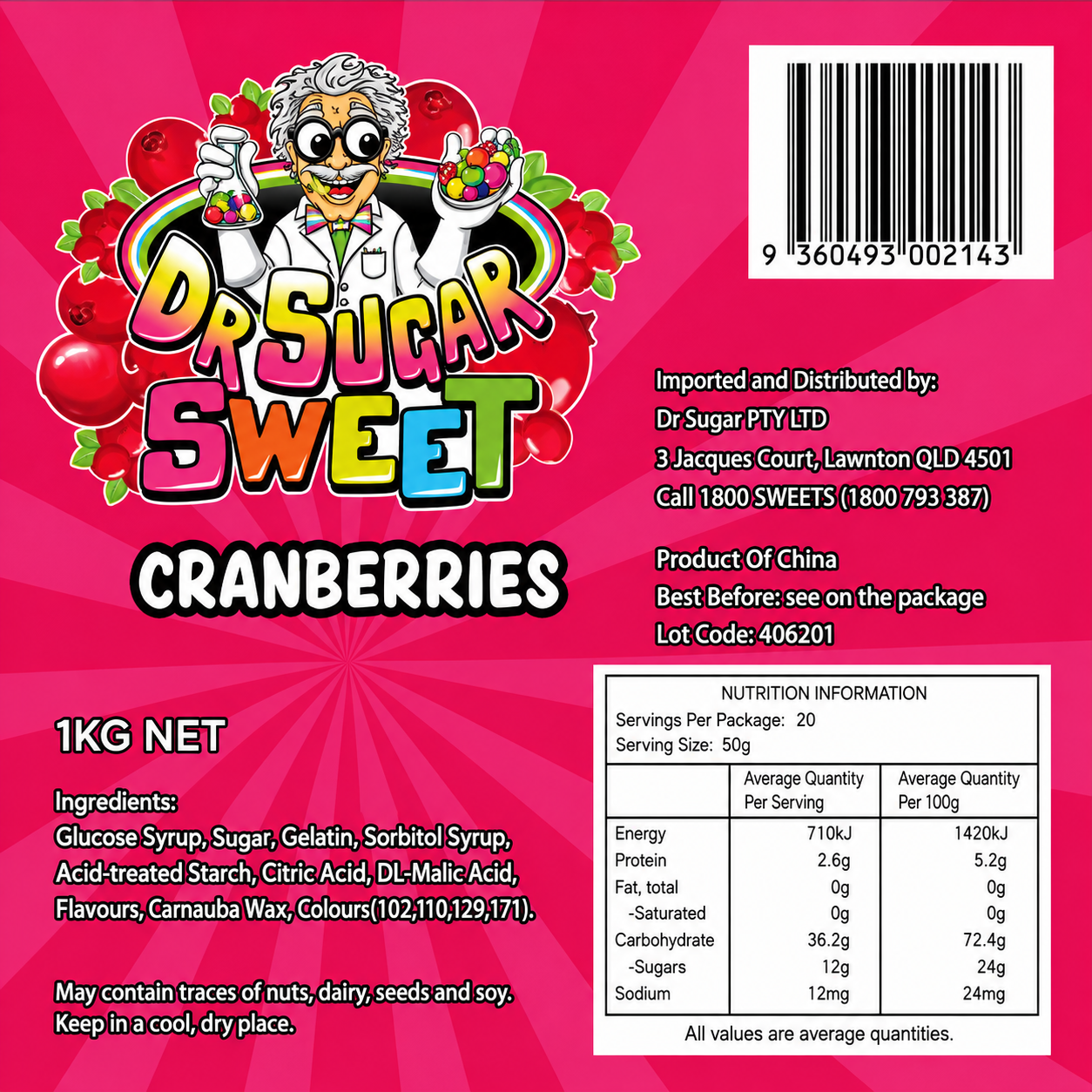 Cranberries Gummies