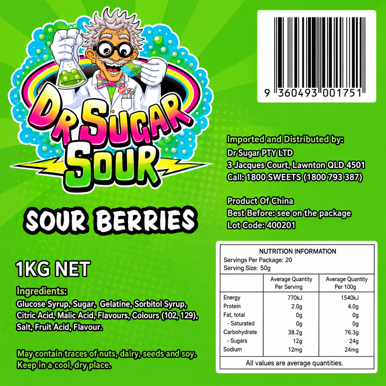 Sour Berries Gummies