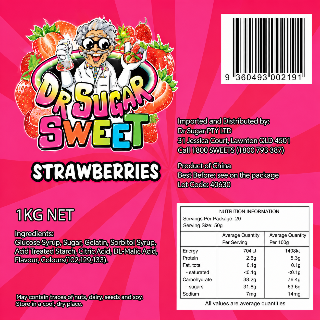 Strawberries Gummies