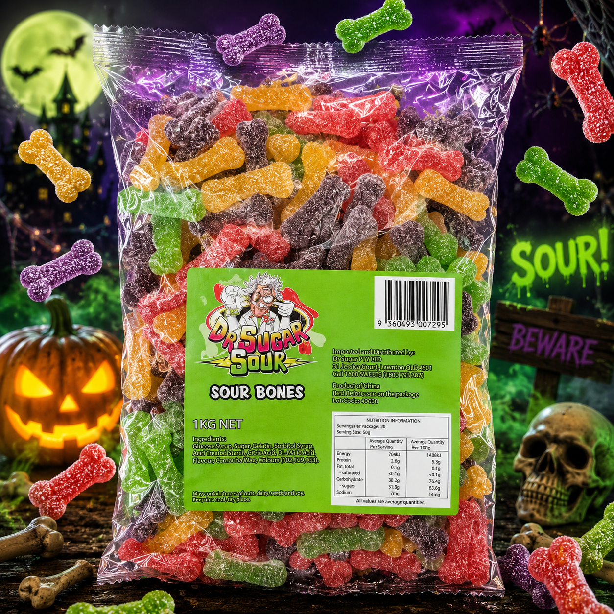 Sour Bones Gummies
