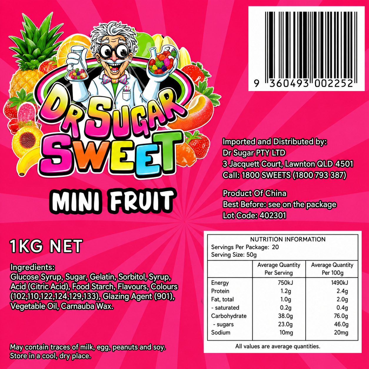 Mini Fruit Gummies