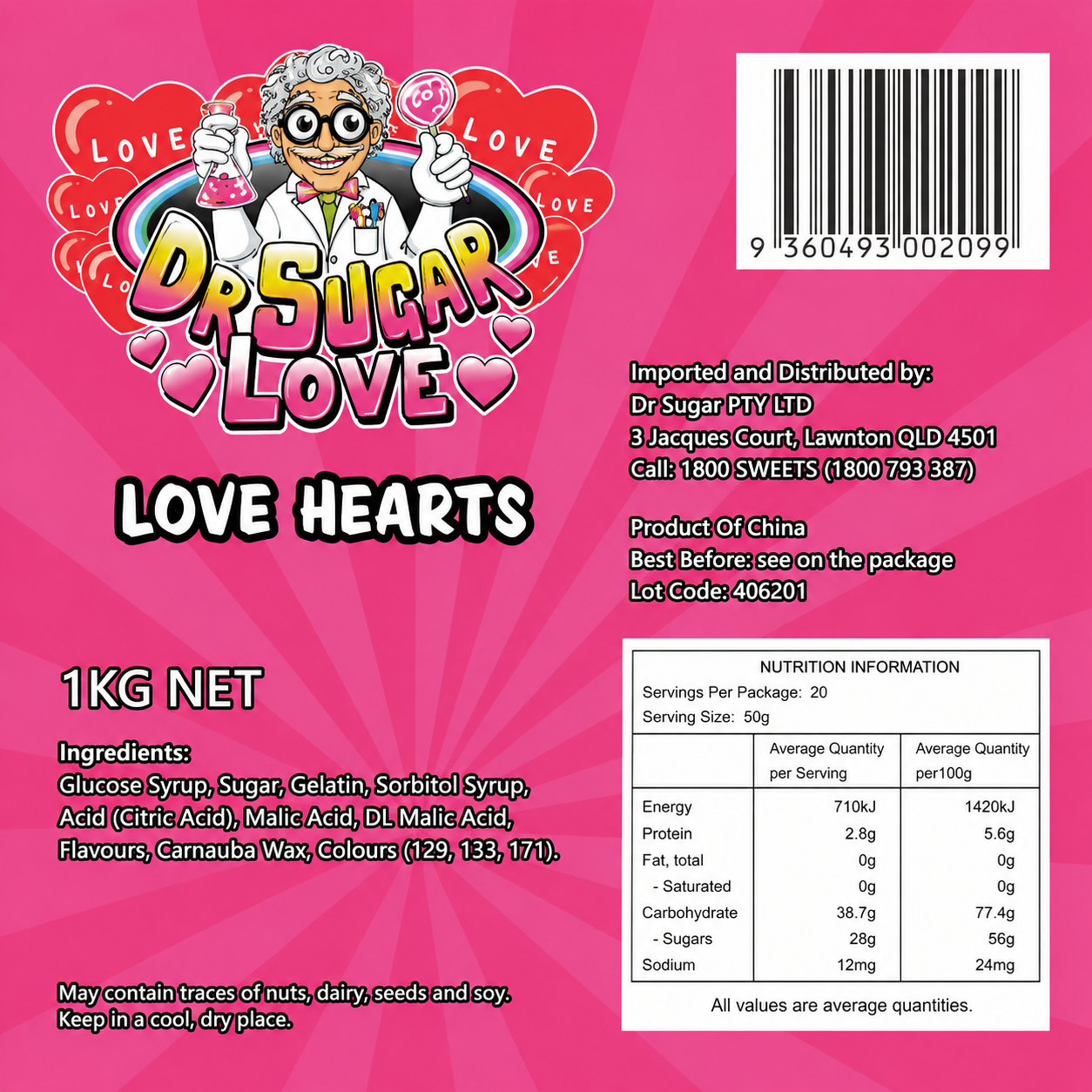 Love Hearts Gummies