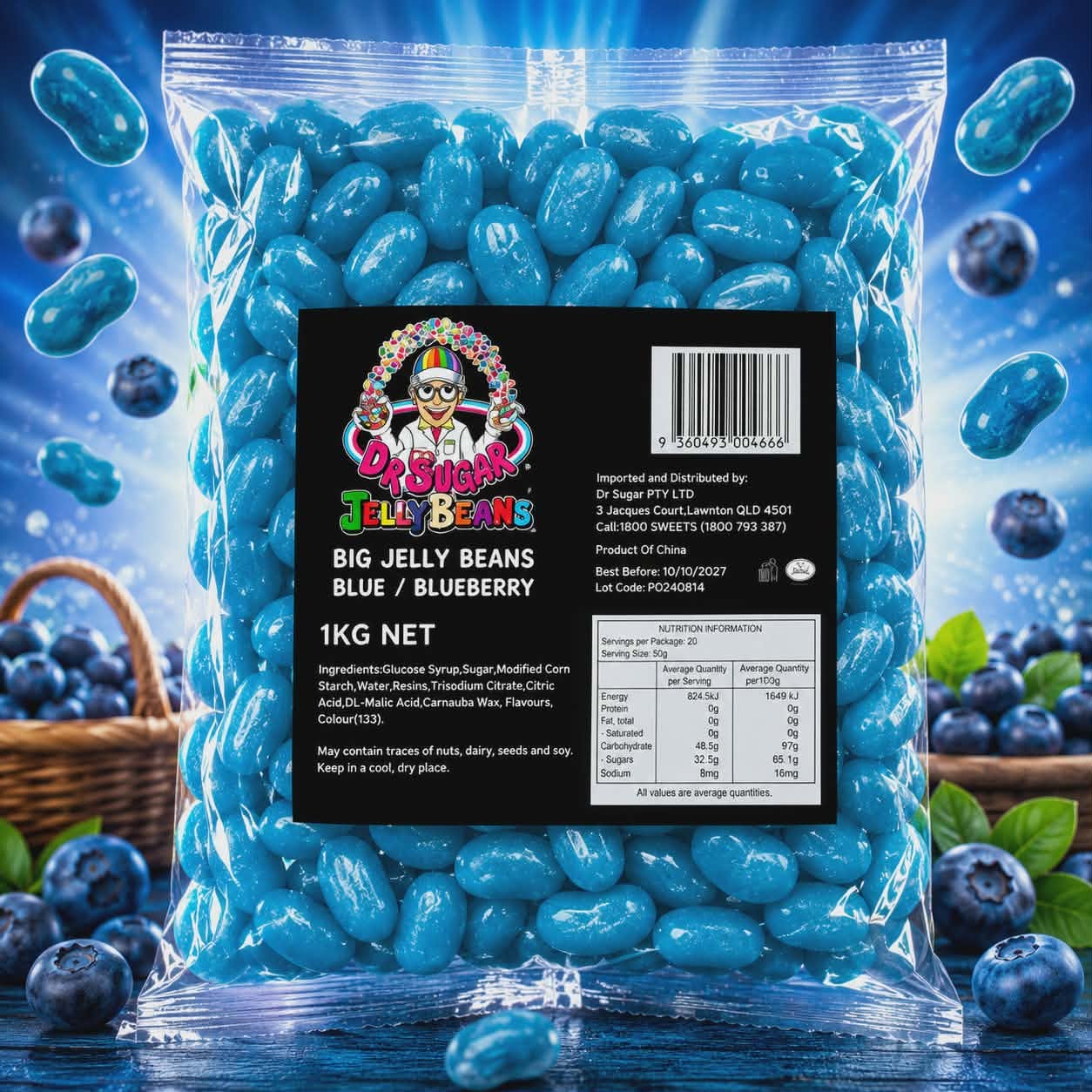 DR SUGAR Blueberry Jelly Beans