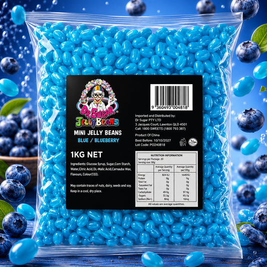 DR SUGAR Mini Blueberry Jelly Beans