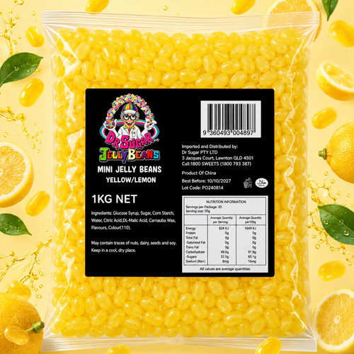 Mini Lemon Jelly Beans