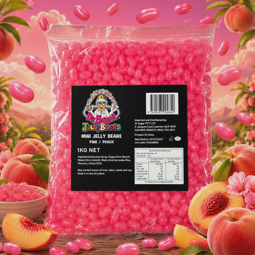 Mini Peach Jelly Beans