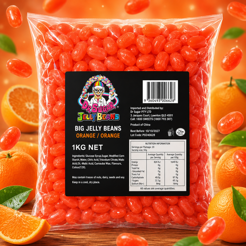 Big Orange Jelly Beans