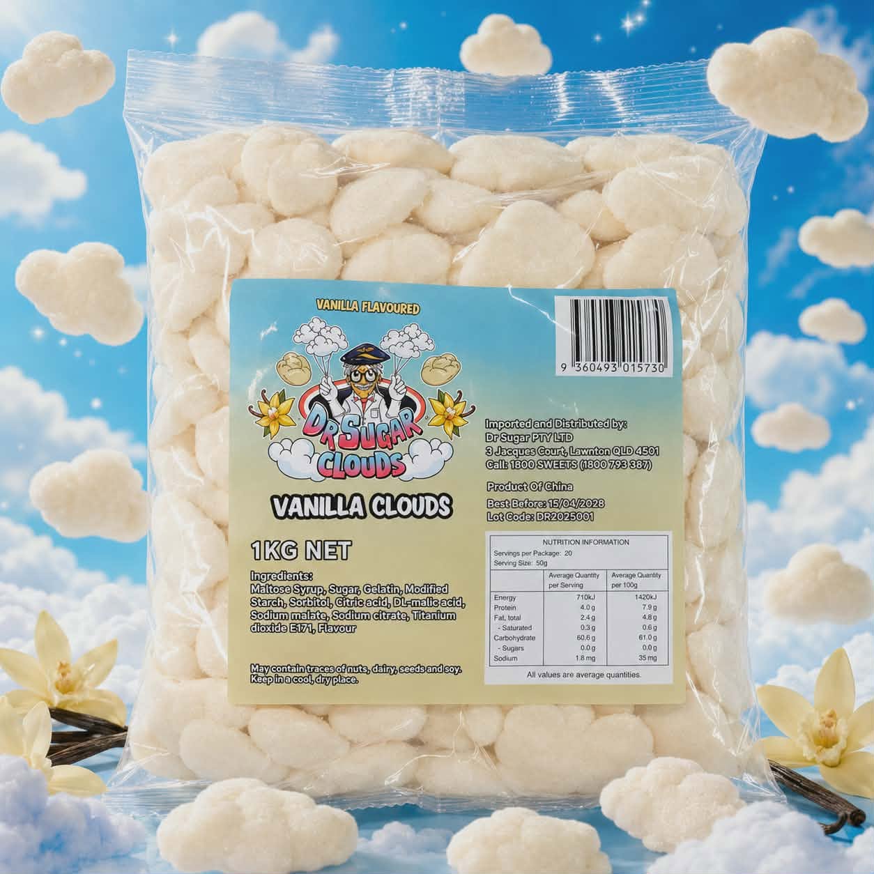 DR SUGAR Vanilla Cloud Gummies