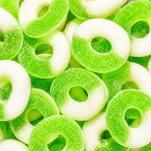 Sour Apple Rings Gummies